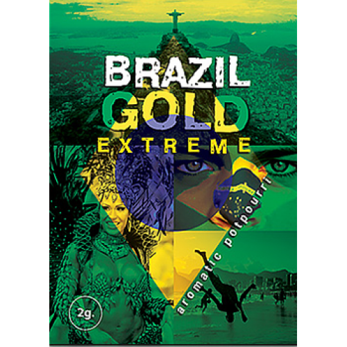 Brazil Gold Extreme Herbal Incense 2g Brazil Gold Extreme Herbal Incense 2g