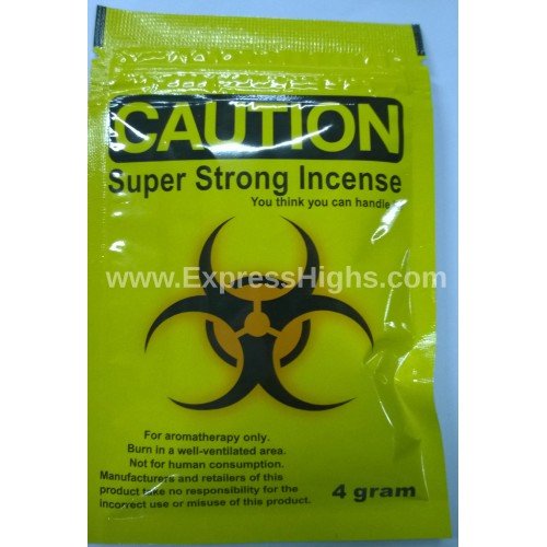 Caution Yellow Herbal Incense 4g Caution Yellow Herbal Incense 4g