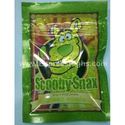 Scooby Snax Green Apple Herbal Incense 4g Scooby Snax Green Apple Herbal Incense 4g